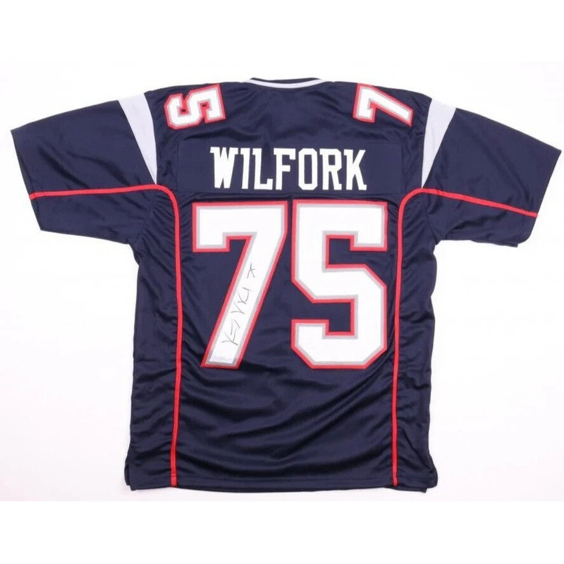 Vince Wilfork Signed New England Patriots Jersey (Beckett) 2xSuper Bowl Champion