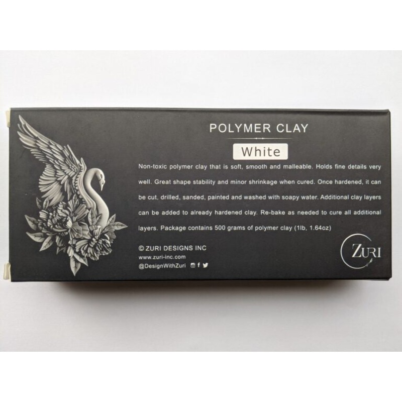 Zuri Designs Inc Polymer Clay  White