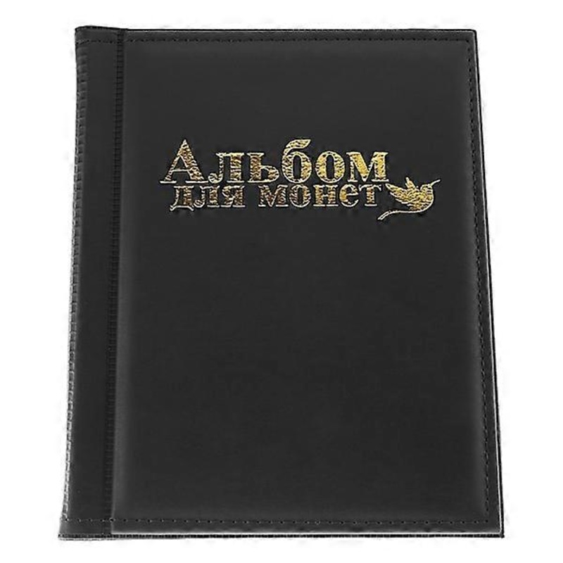 250 Pockets 10 Pages World Coin Storage Folder Album Money Collection Holder Book Black, coin album