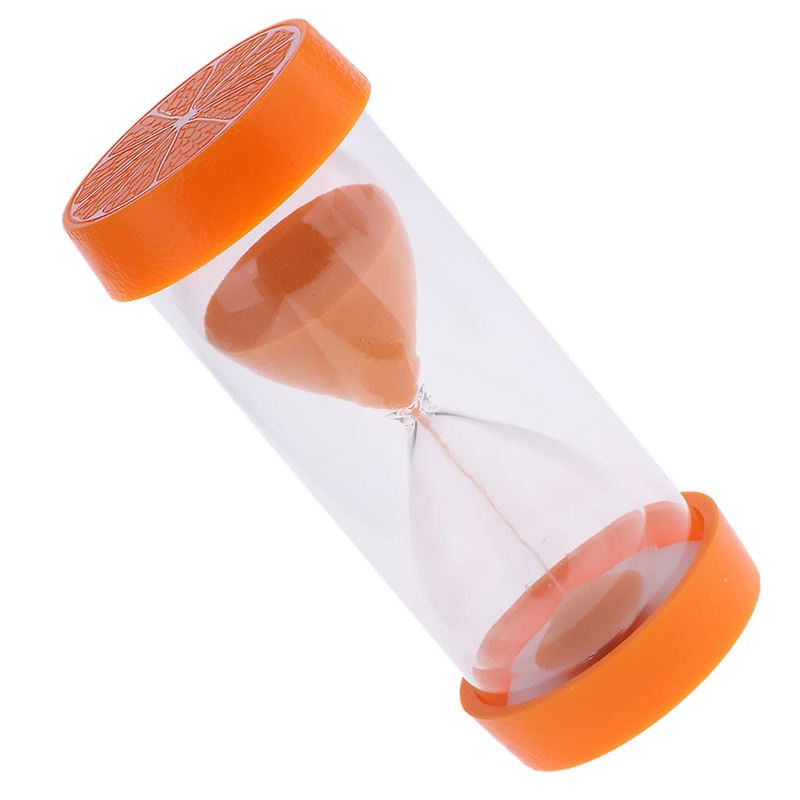 3 Minutes Sand Clock Hourglass Brushing Timer Kitchen Timer Orange