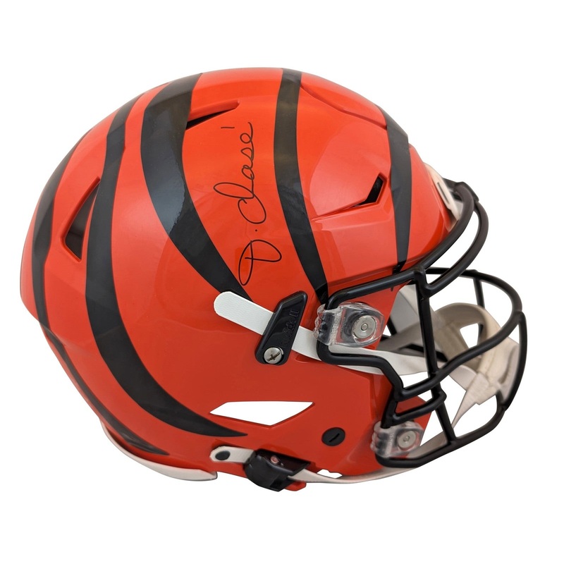 Bengals Ja’Marr Chase Authentic Signed Speed Flex Full Size Helmet BAS Witnessed