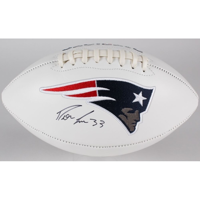 Dion Lewis Signed Patriots Logo Football (JSA COA) Super Bowl LI Champion