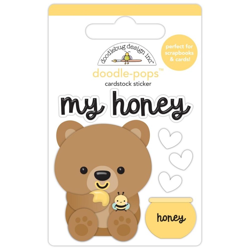 Doodlebug Doodle-Pops 3D Stickers – My Honey