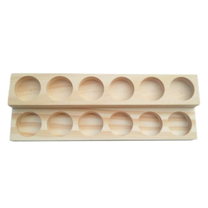 Essential Oil Storage Rack Display Rack Wooden Aromatherapy Stand Holder 02