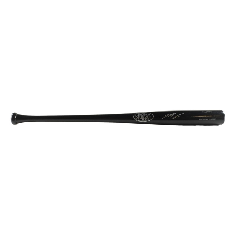 Nolan Arenado Cardinals Signed Black Louisville Slugger Bat JSA QR Hologram
