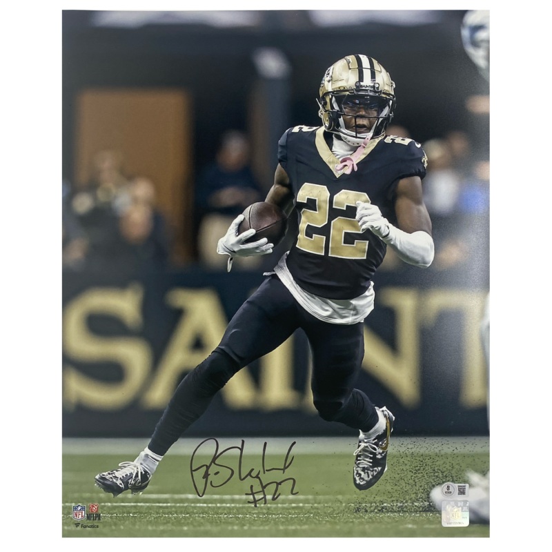 Rashid Shaheed Autographed New Orleans Saints Running 16 x 20 Photo Beckett