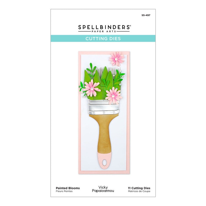 Spellbinders Painted Blooms Etched Dies from the Paint Your World Collection