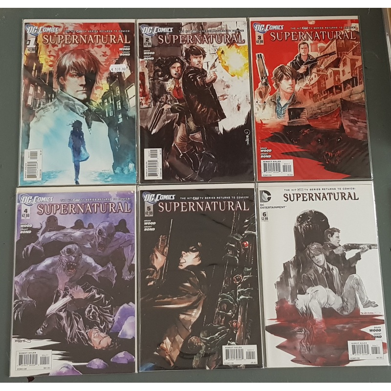 Supernatural #1-6 NM Complete Set
