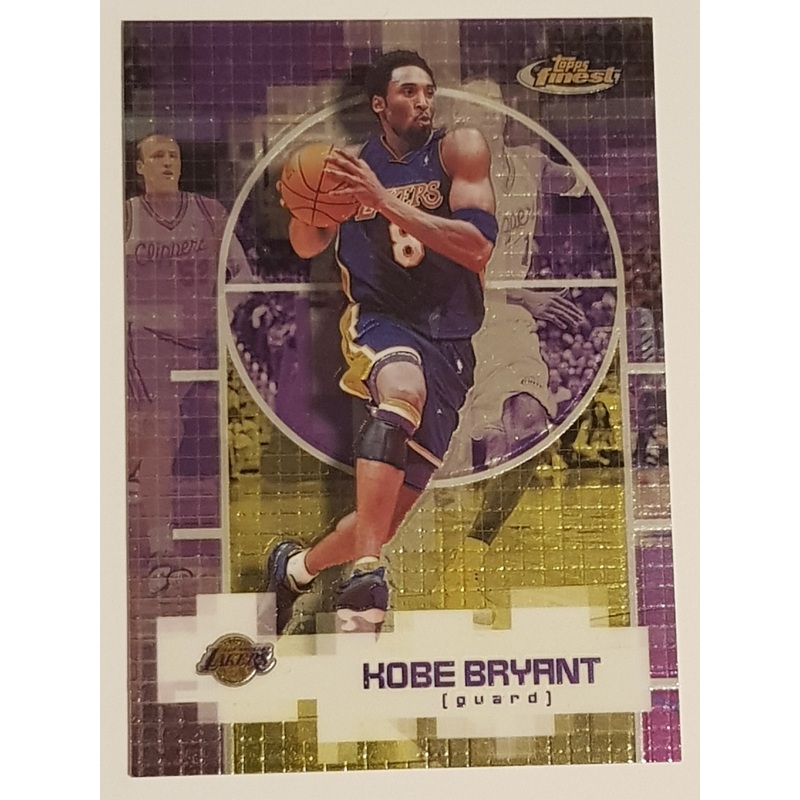 2000-01 Topps Finest Kobe Bryant #8 Trading Card