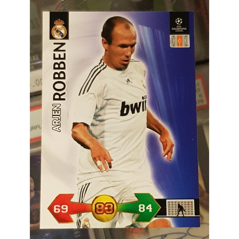 2009-10 Panini Champions League Super Strikes Arjen Robben Trading Card
