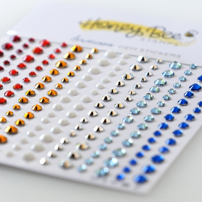 Americana Gem Stickers – 210 Count