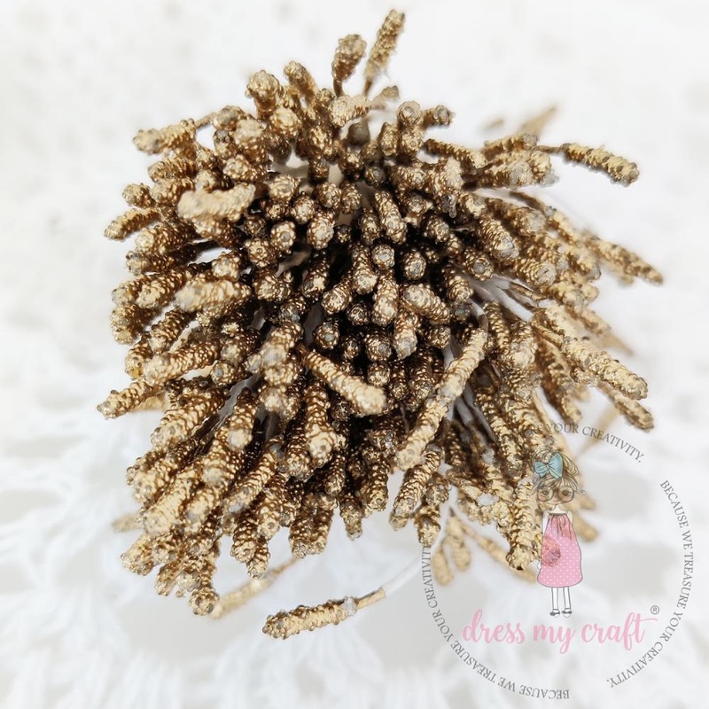 Dress My Craft Sugar Thread Pollen Golden