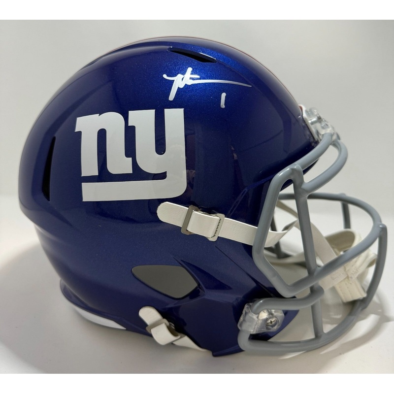 NY Giants MALIK NABERS Signed Full Size Replica Speed Helmet AUTO – Fanatics