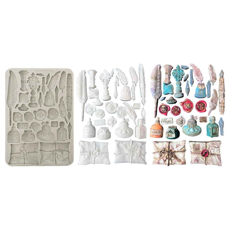 Stamperia Venice City of Art A5 Silicon Mould Calligraphy