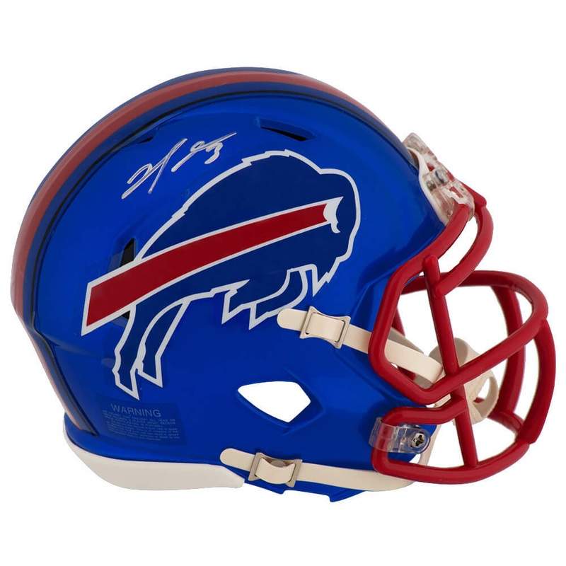 Damar Hamlin Signed Buffalo Bills FLASH Riddell Speed Mini Helmet (SCHWARTZ COA)