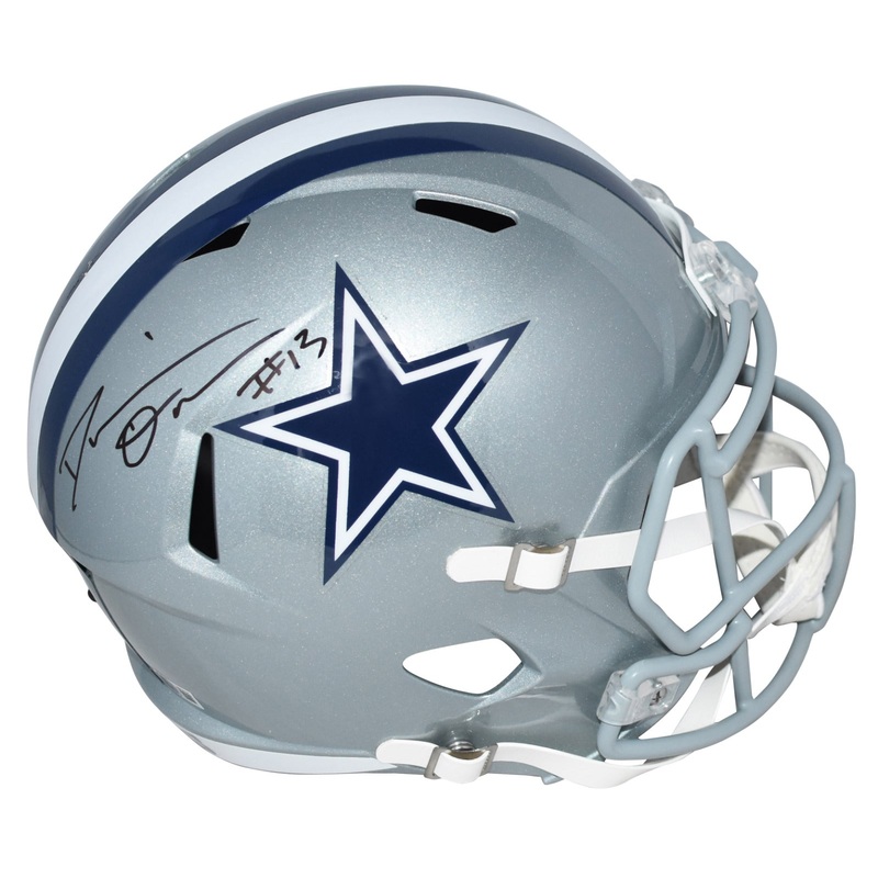 DEMARVION OVERSHOWN SIGNED DALLAS COWBOYS FULL SIZE SPEED HELMET BECKETT
