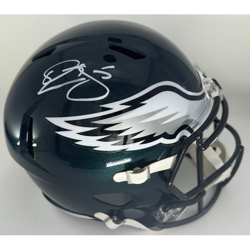 Eagles QB DONOVAN McNABB Signed Full Size Replica Speed Helmet AUTO – BAS