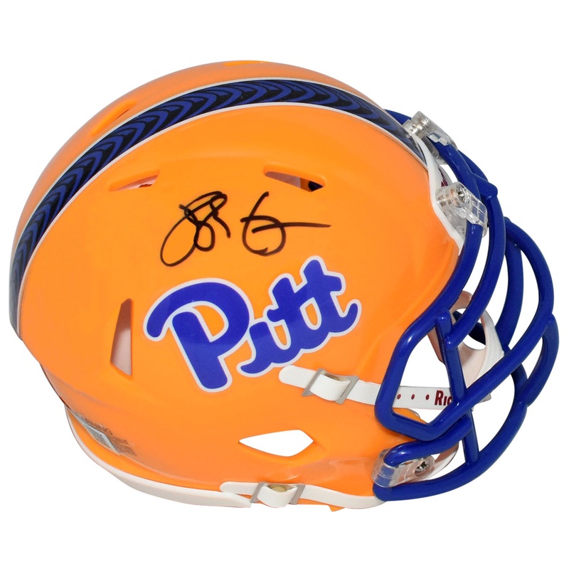 HUGH GREEN AUTOGRAPHED PITT PITTSBURGH PANTHERS SPEED MINI HELMET BECKETT