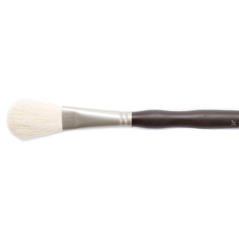 Loew-Cornell Soft Comfort Brush, 3/4, Natural Oval Mop