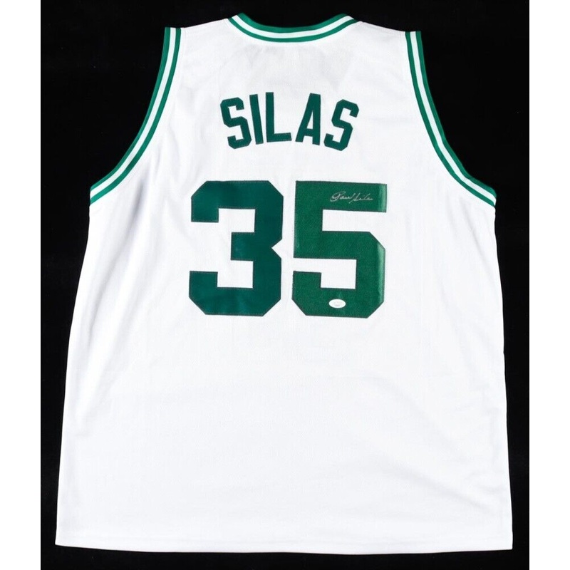 Paul Silas Signed Boston Celtics Jersey (JSA) 3xNBA Champion / Power Forward
