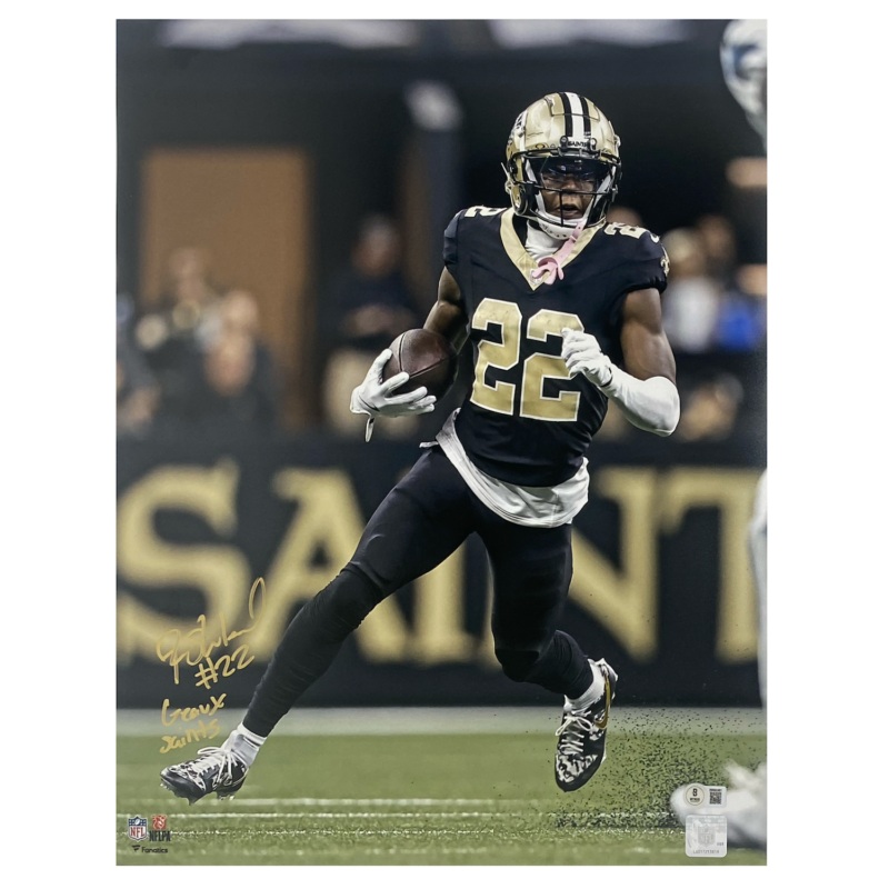 Rashid Shaheed Autographed Geaux Saints 16 x 20 Photograph Beckett