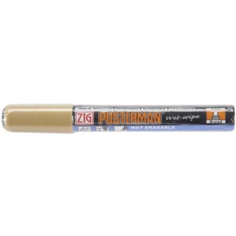 Zig Posterman Fine Tip Marker Gold
