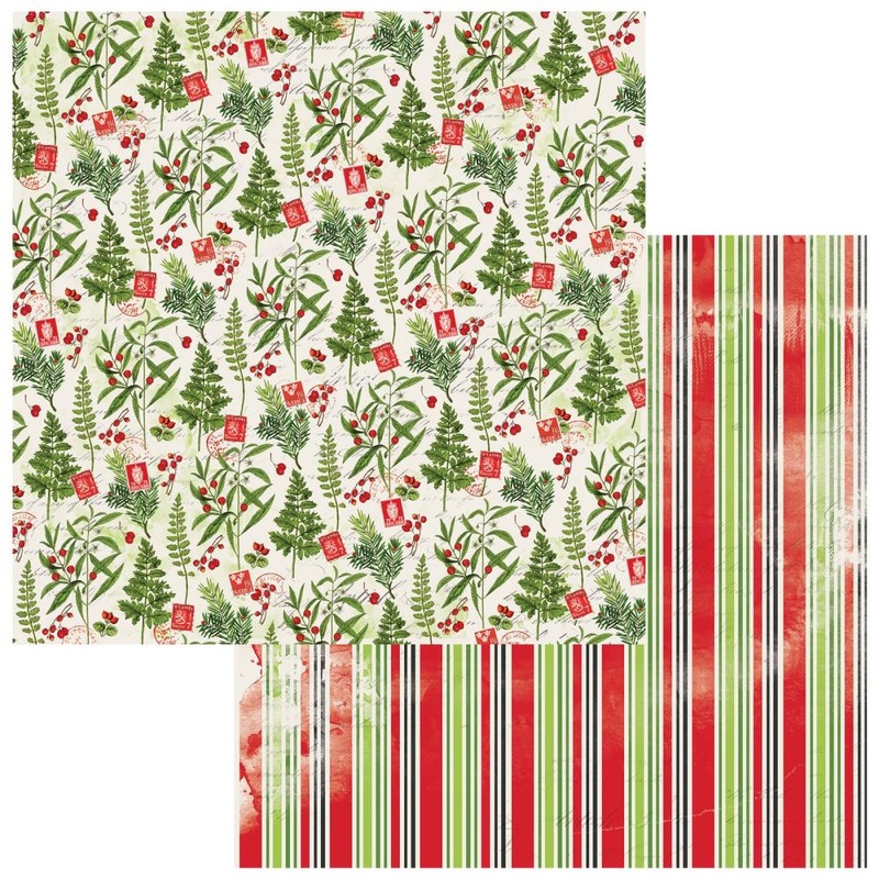 49 and Market Christmas Spectacular Double-Sided Cardstock 12X12 Postmark