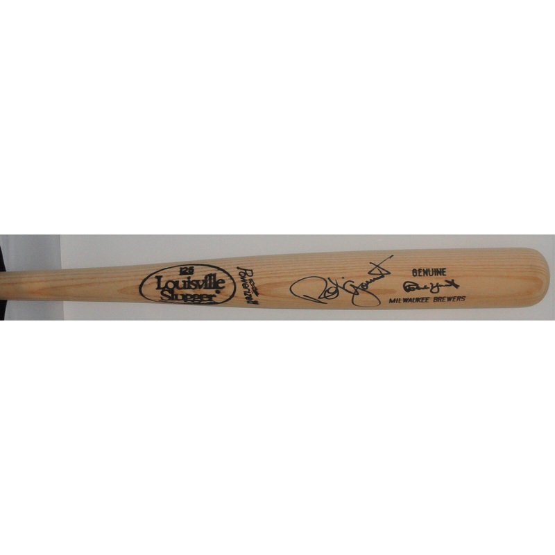 Brewers ROBIN YOUNT Signed Louisville Slugger Game Model P72 Blonde Bat AUTO JSA