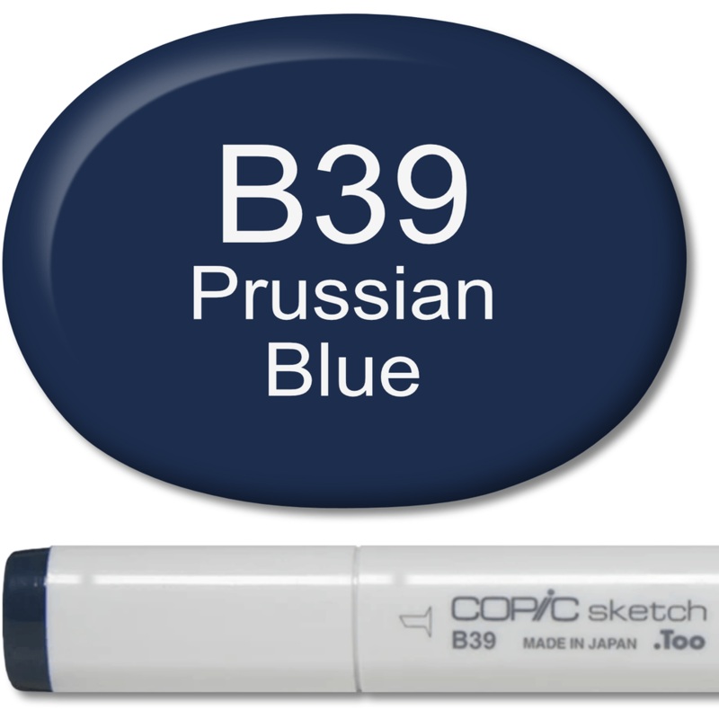 Copic Sketch Marker – B39 Prussian Blue