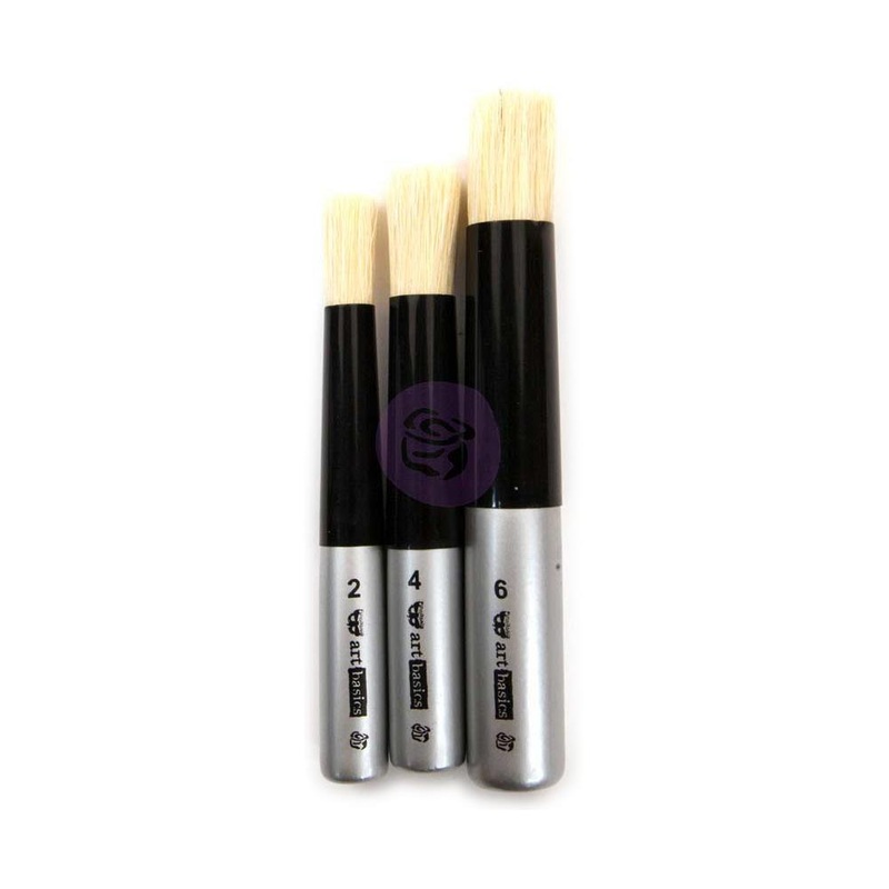 Finnabair Art Basics Dabbing Brushes 3/Pkg