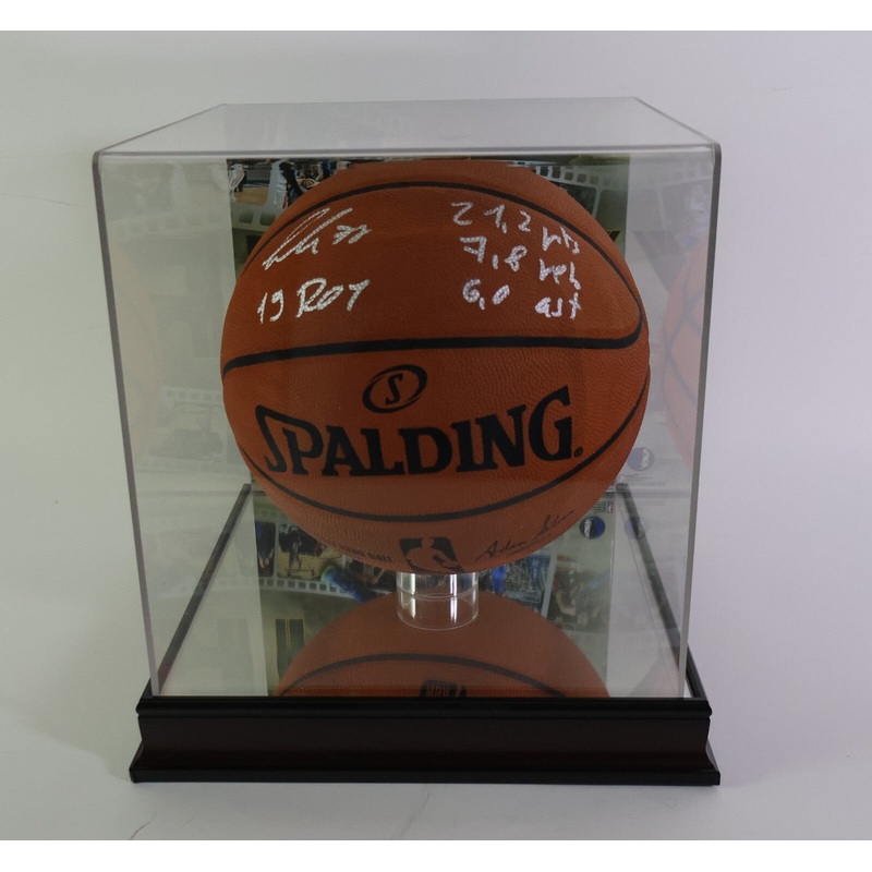 Luka Doncic Autographed & Inscribed Spalding NBA Basketball Fanatics COA