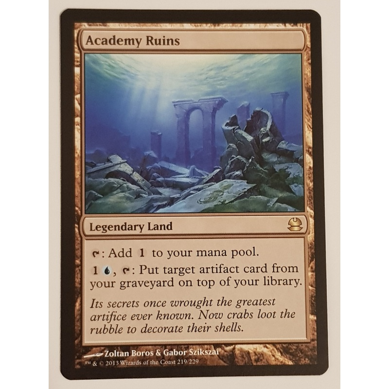 Magic the Gathering Modern Masters 2013 Academy Ruins #219 Trading Card