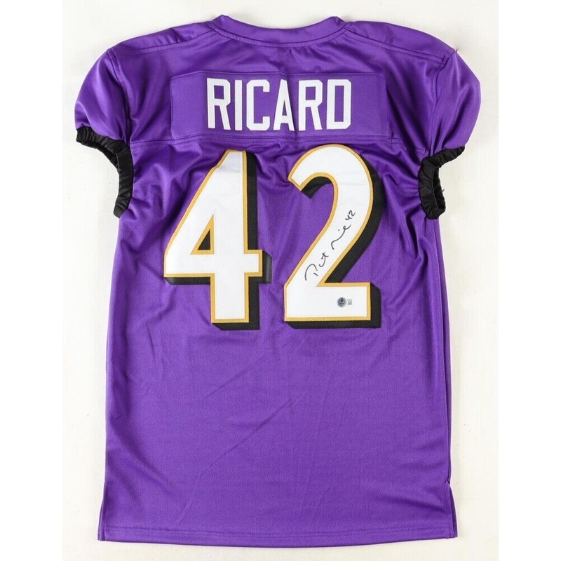 Patrick Ricard Signed Baltimore Ravens Jersey (Beckett) 5xPro Bowl Fullback