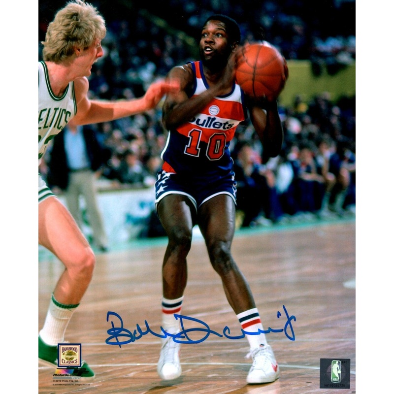 Wash Bullets BOB DANDRIDGE Signed 8×10 Photo #3 AUTO – 1978 NBA Champ