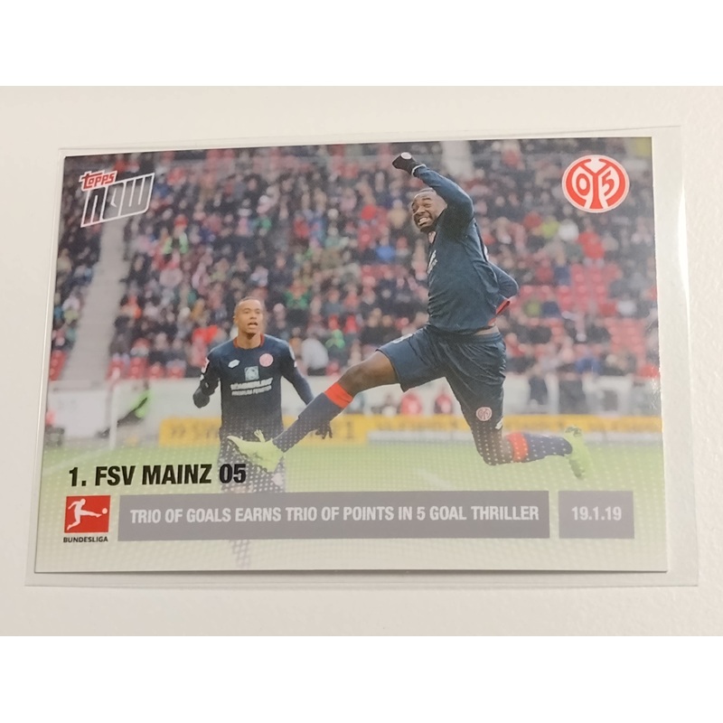 2018-19 Topps Now Bundesliga #61 1. FSV Mainz 05 Trading Card
