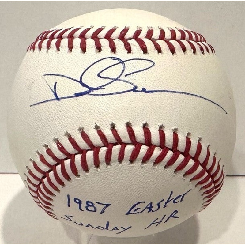 Brewers DALE SVEUM Signed Official MLB Baseball AUTO w/ 1987 Easter Sun HR – BAS