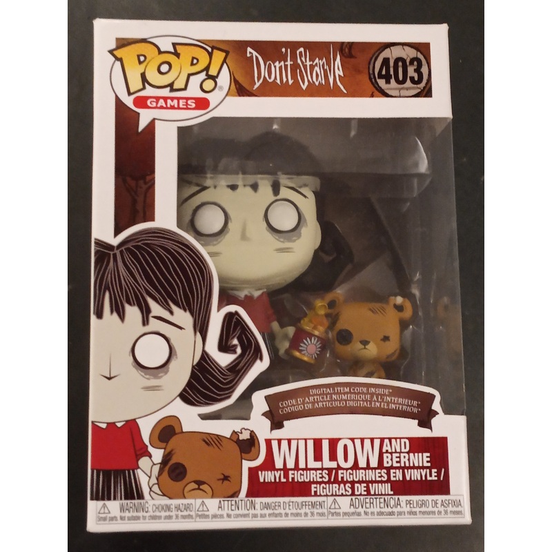 Funko Pop! Don’t Starve Willow w/ Bernie #403 Vinyl Figure