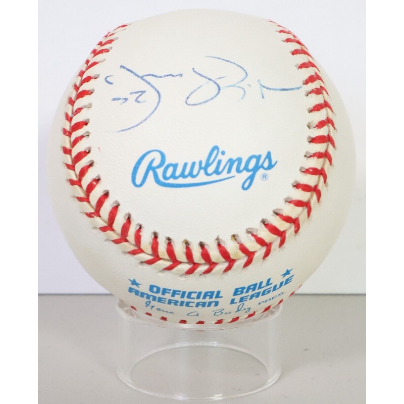 Jim Edmonds Autographed Official American League Baseball JSA COA