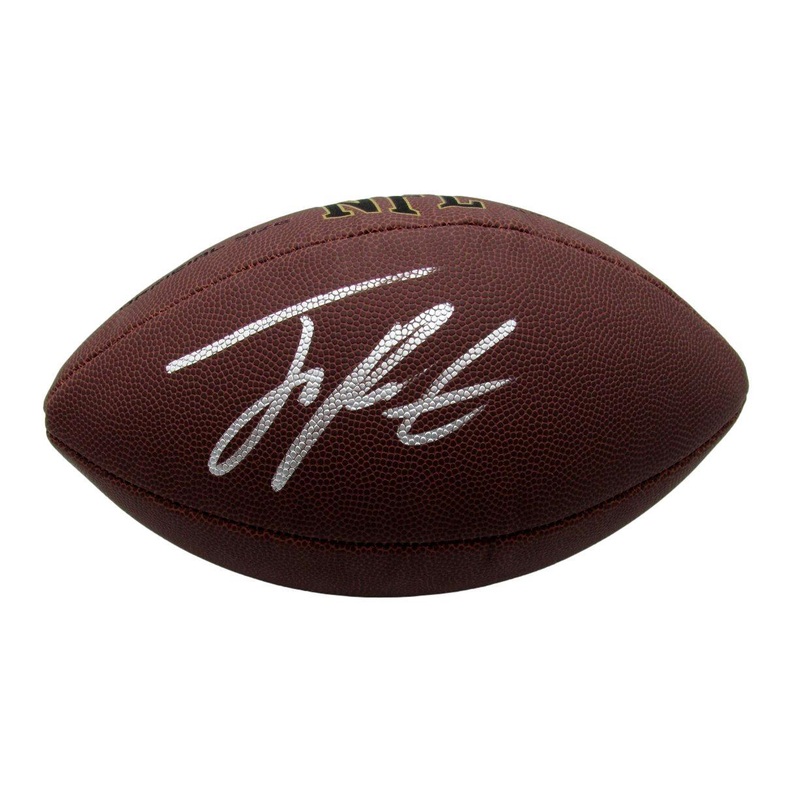Joey Porter Jr. Signed Super Grip Wilson NFL Football Steelers PSA/DNA 177462