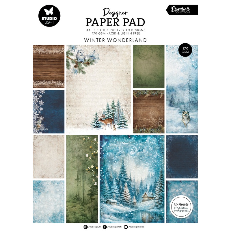Studio Light Winter Wonderland Designer Paper Pad