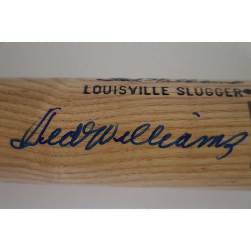 Ted Williams Autographed Louisville Slugger Baseball Bat (Fanatics COA)