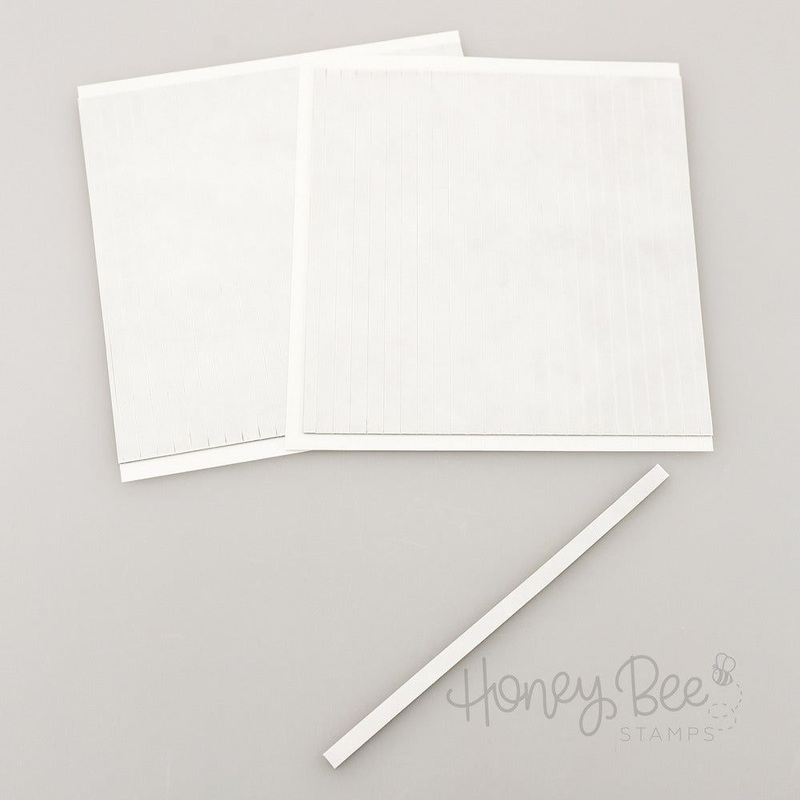 1/4 Black Foam Strips – 6×6 2pk Sheets – 48 Strips
