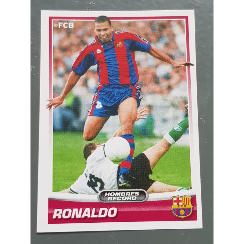 2007-2008 FC Barcelona Ronaldo #164 Sticker