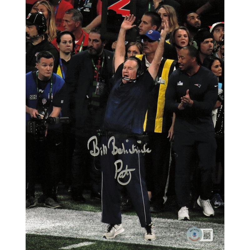 Bill Belichick Autographed Signed 8×10 Photo Patriots Pats Beckett QR #BG27407