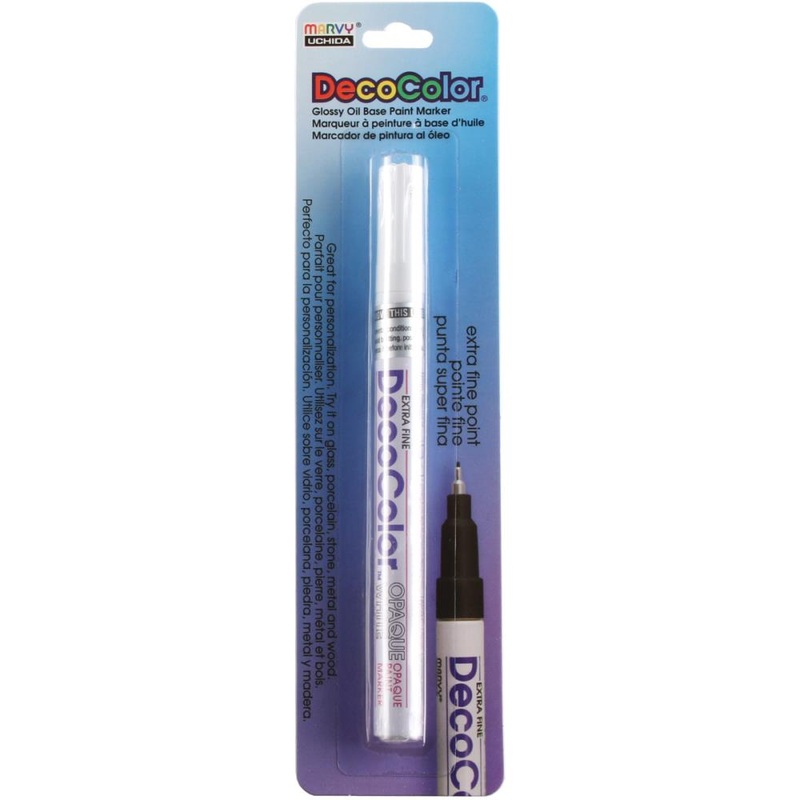 DecoColor Extra Fine Opaque Paint Marker White