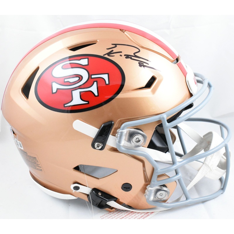 George Kittle Autographed 49ers F/S 64-95 Speed Flex Helmet Beckett W Hologram