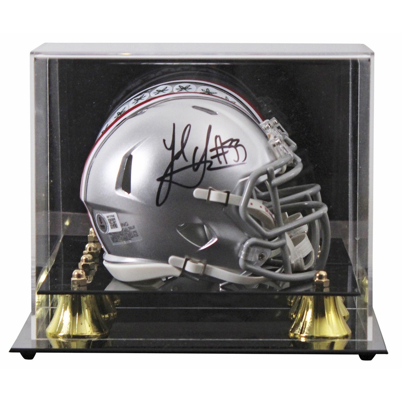 Ohio State Jack Sawyer Authentic Signed Speed Mini Helmet W/ Case BAS Witnessed