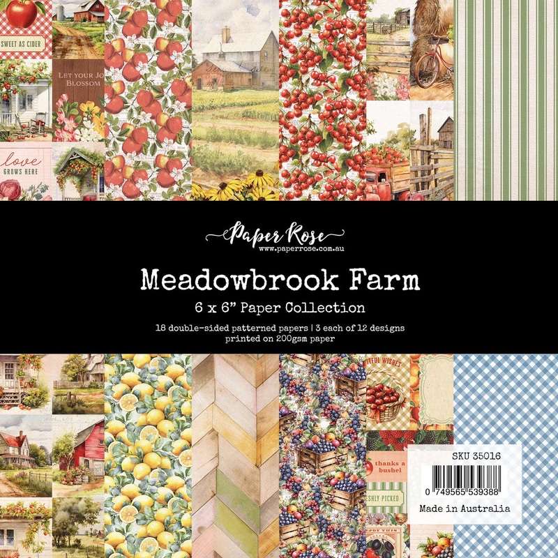 Paper Rose Meadowbrook Farm 6×6 Paper Collection