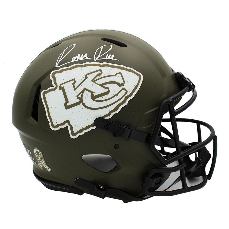 Rashee Rice Signed Kansas City Speed Authentic Salute to Service NFL Helmet