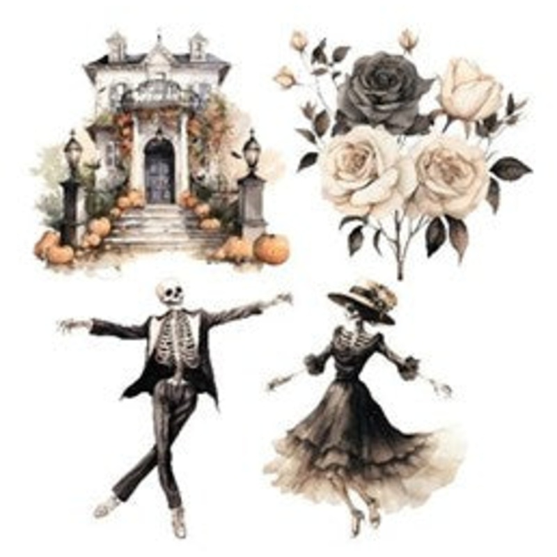 Simply Stated – Skeleton Party XL Ephemera